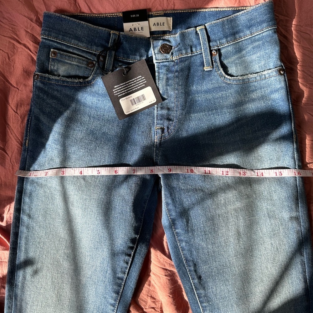 NWT Able Skinny Jean. Geidy Wash- Size 25 - Picture 5 of 7